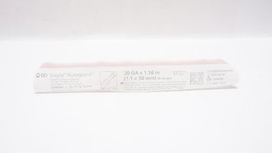 BD 381434 Insyte Autoguard Shielded IV Cath. 20Ga x 1.16inch (x)
